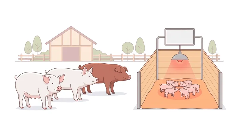 Pig Breeds, Three-way Crossbreeding (LWD), and Physiological Traits