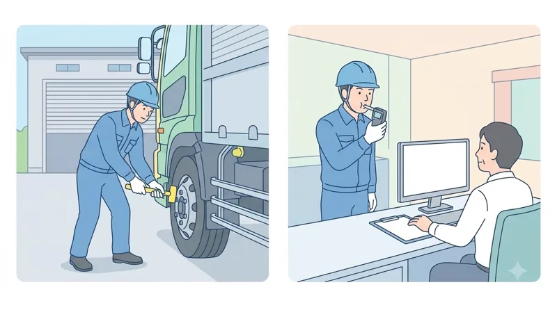 Nghĩa vụ pháp lý về kiểm tra xe hàng ngày và nguyên tắc thực hiện trước khi vận hành