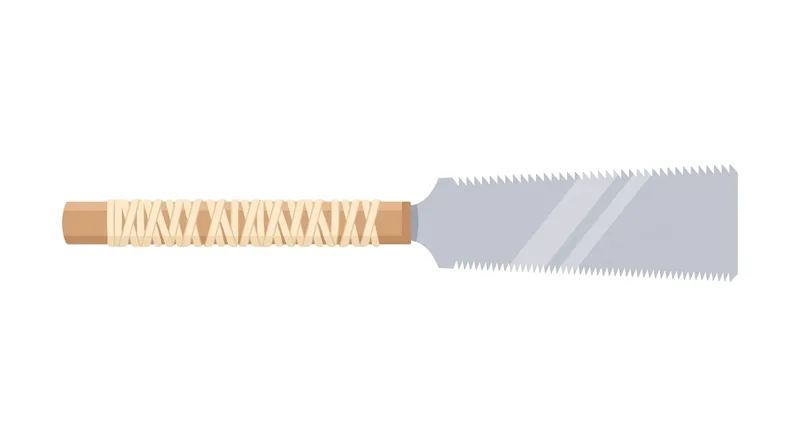 Which of the following is a correct characteristic of the woodworking tool (double-edged s