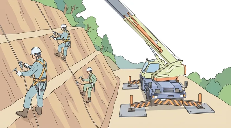 Fall & Collapse Prevention in Excavation, Shoring, Slope & High-Elevation Work