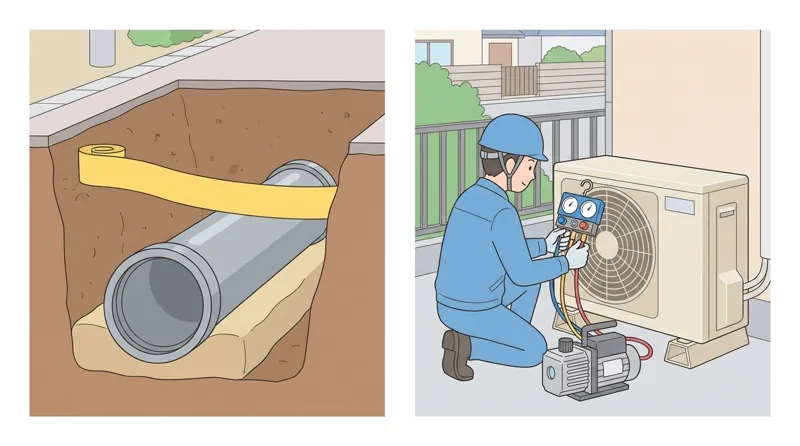 Installation of Plumbing, Sanitary Piping & Underground Lifelines (Water, Gas, Sewer)