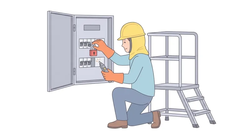 Electric Shock Prevention, De-Energized Work (Lockout) & Live-Line Proximity Work