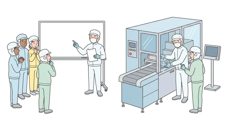 Giám sát nghiệp vụ hằng ngày, cải tiến và đào tạo tại chỗ (OJT)