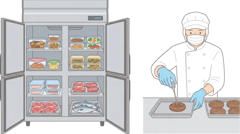 Receiving, Storing Ingredients, and Temperature Control