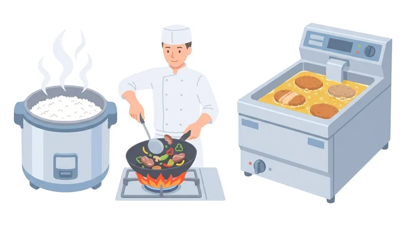 Khoa học chế biến gia nhiệt / không gia nhiệt và nấu số lượng lớn