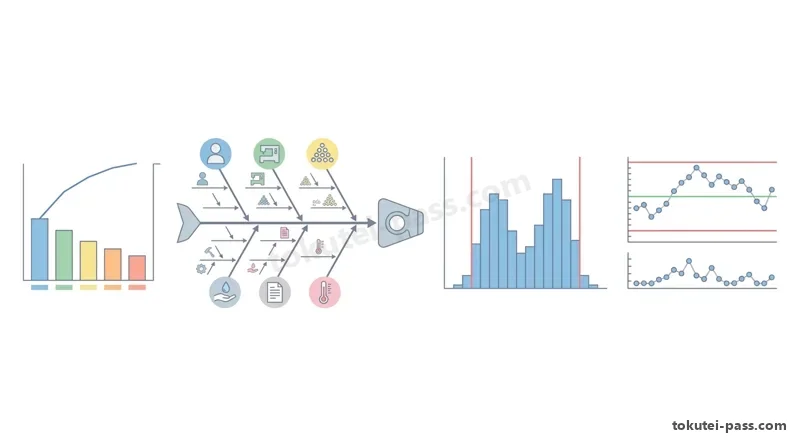 Seven QC Tools and Statistical Process Control (Cp and Control Charts)